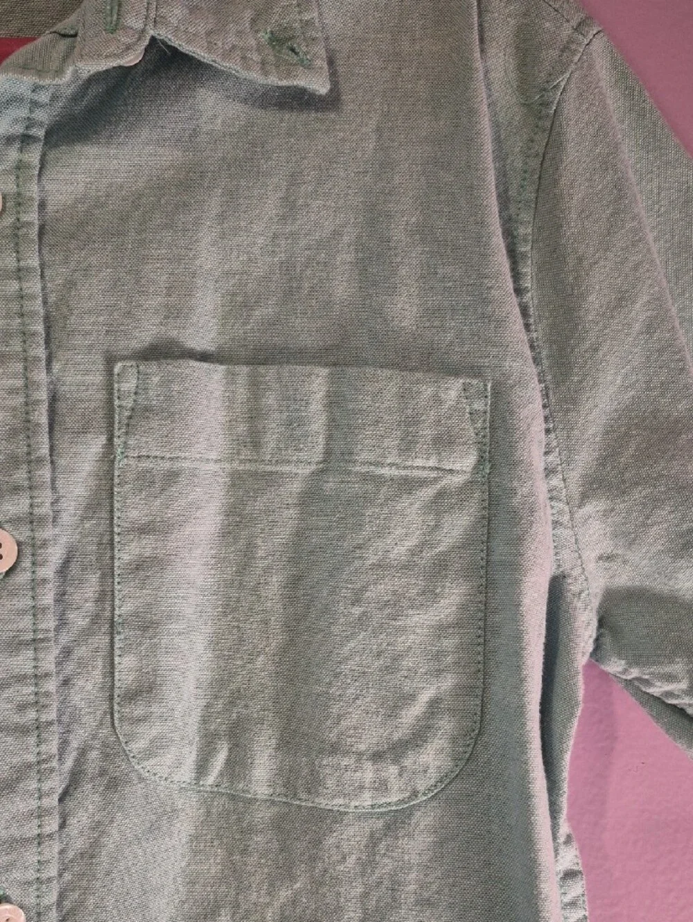 Old Navy Boys  Short-Sleeve Button-Down Shirt in Mint Green